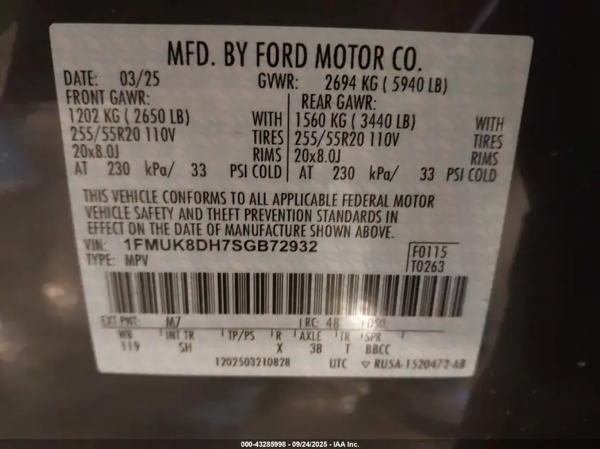 2025 FORD EXPLORER ACTIVE