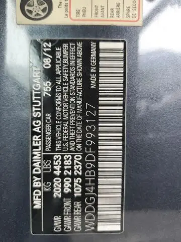 2013 MERCEDES-BENZ C 250  