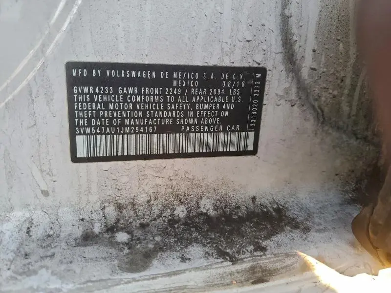 2018 VOLKSWAGEN GTI S  