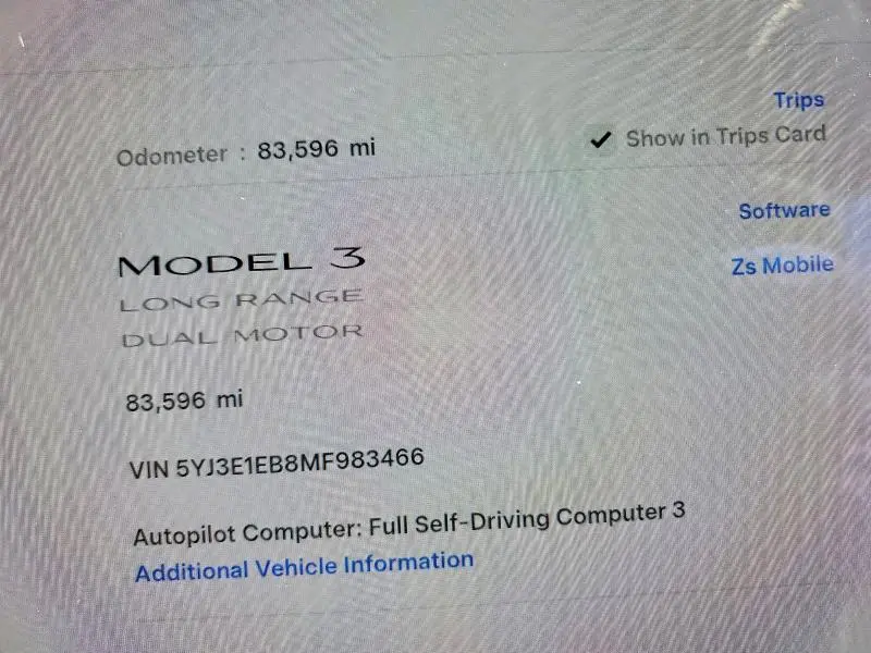 2021 TESLA MODEL 3   