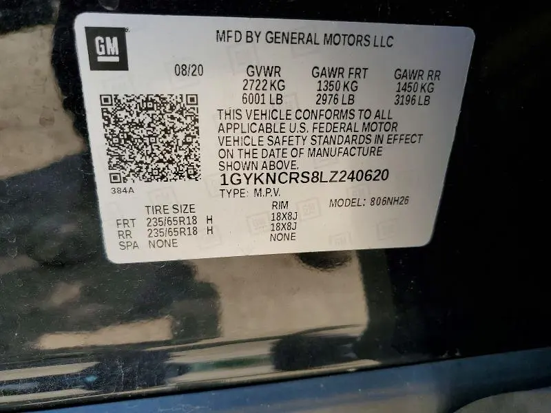 2020 CADILLAC XT5 PREMIUM LUXURY  