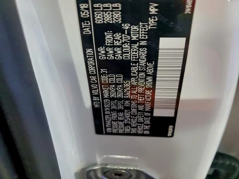 2019 VOLVO XC90 T6 INSCRIPTION  