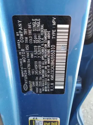 2017 HYUNDAI TUCSON LIMITED  