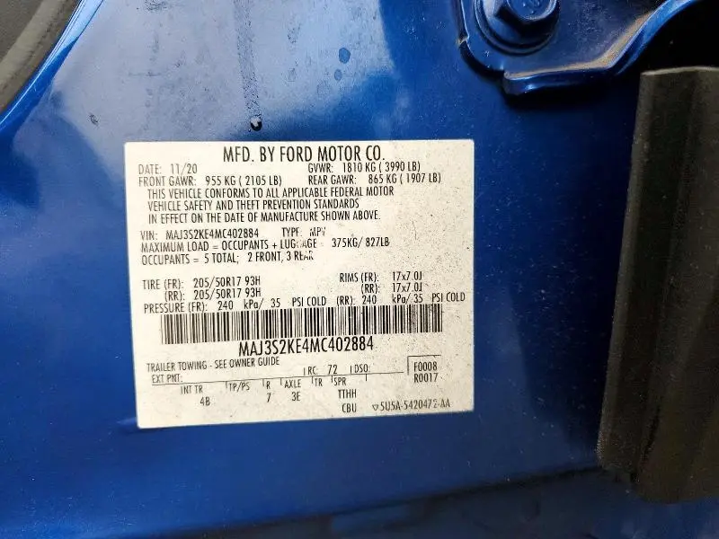 2021 FORD ECOSPORT TITANIUM  