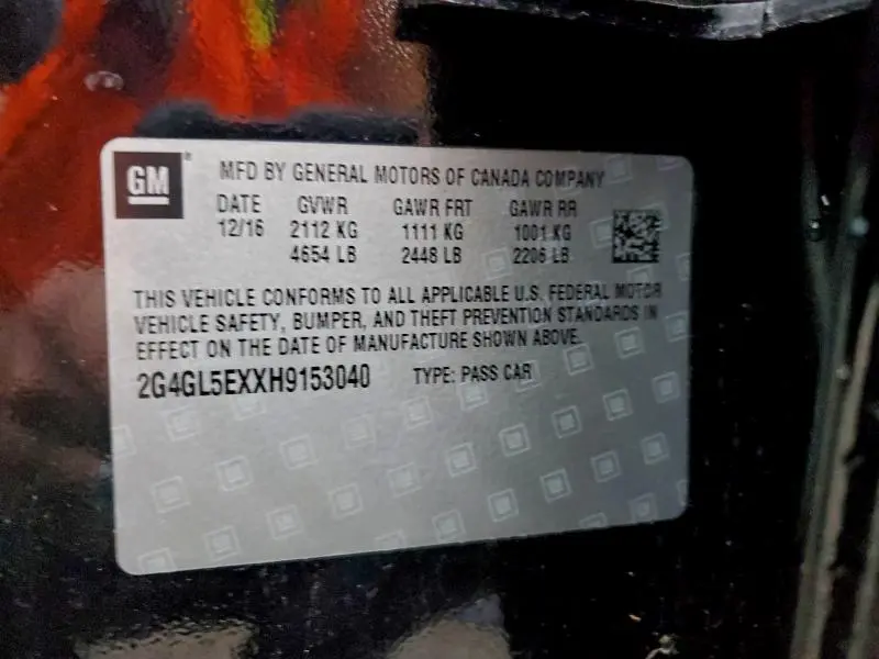 2017 BUICK REGAL SPORT TOURING  