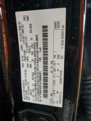 2020 FORD F150 SUPERCREW  