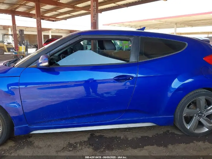 2013 HYUNDAI VELOSTER TURBO W/BLACK