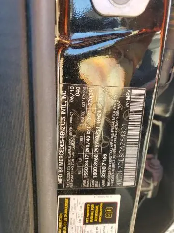 2013 MERCEDES-BENZ GL 550 4MATIC  