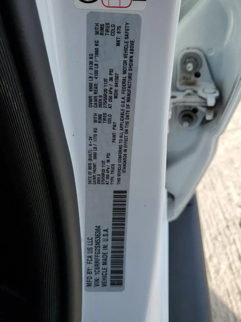 2025 RAM 1500 BIG HORN/LONE STAR  