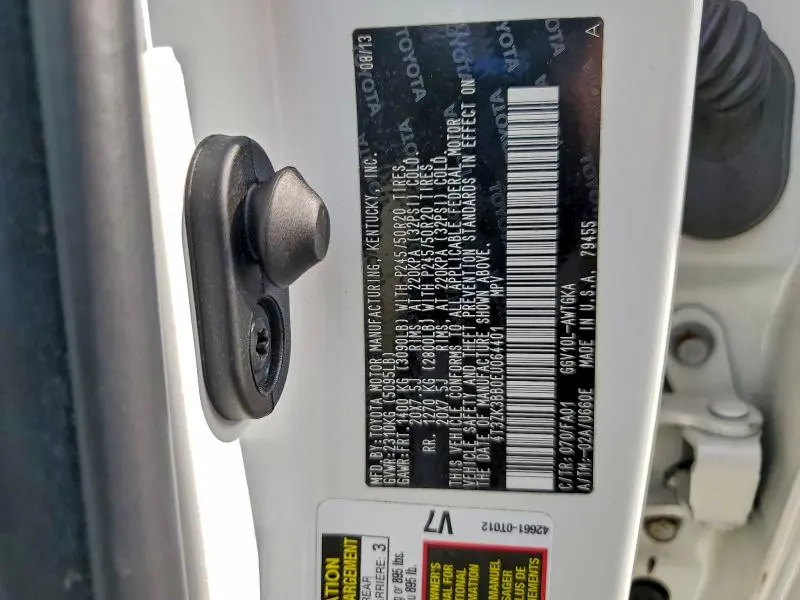 2014 TOYOTA VENZA LE  