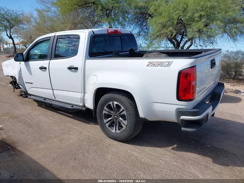 2021 CHEVROLET COLORADO 4WD  SHORT BOX Z71