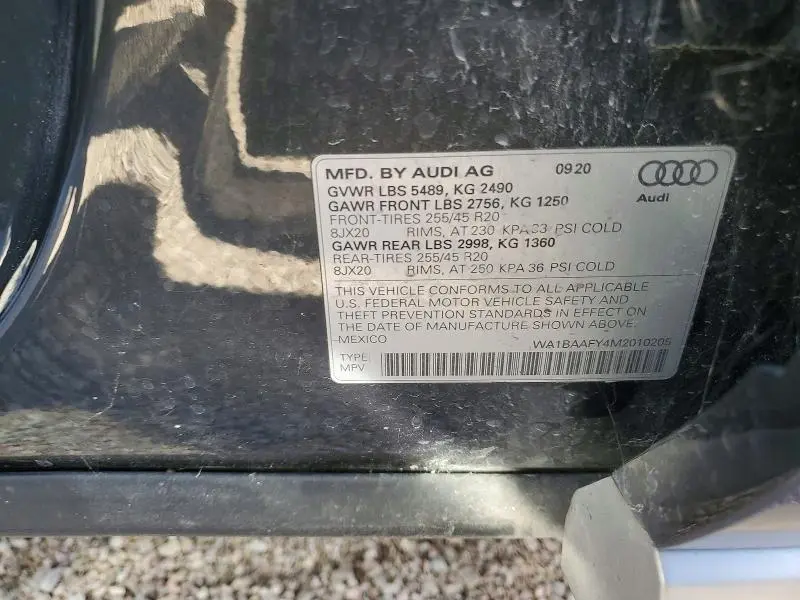 2021 AUDI Q5 PREMIUM PLUS  