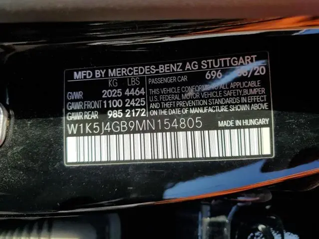 2021 MERCEDES-BENZ CLA 250  