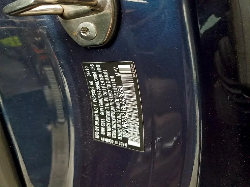 2011 PORSCHE CAYENNE S  