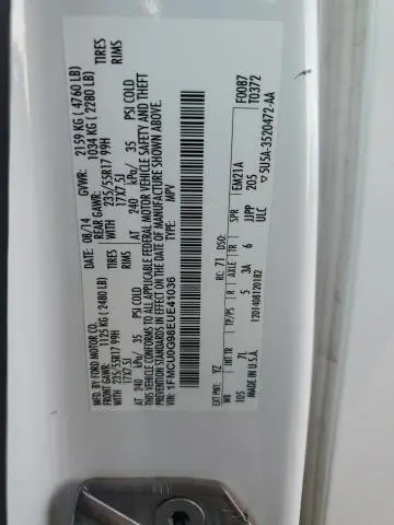 2014 FORD ESCAPE SE  