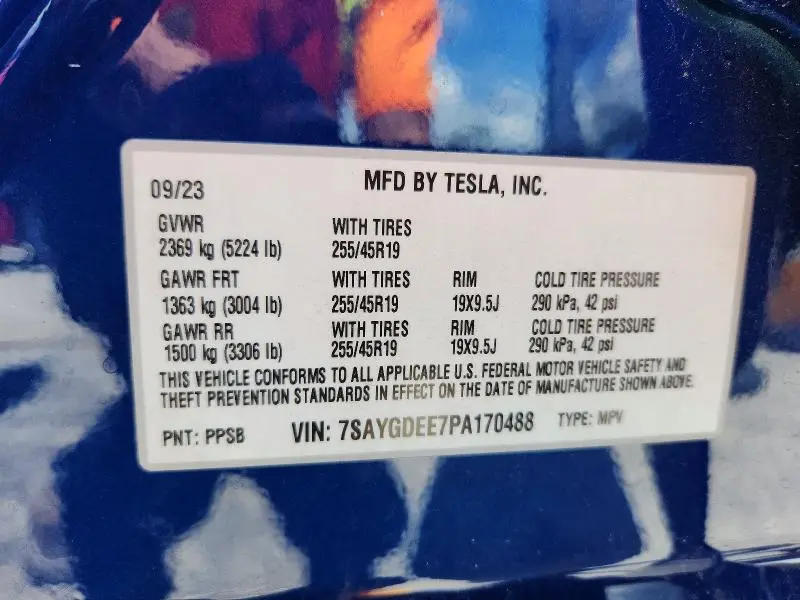 2023 TESLA MODEL Y   