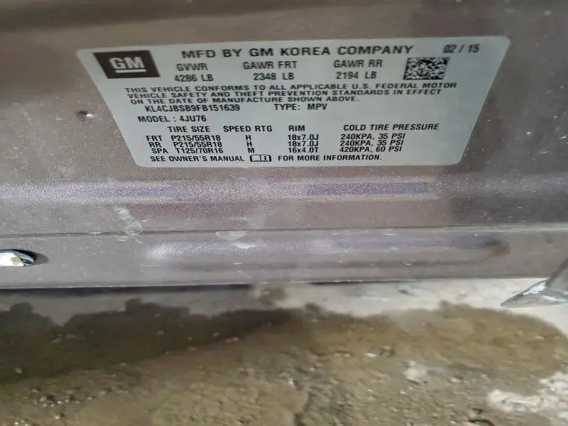 2015 BUICK ENCORE CONVENIENCE  