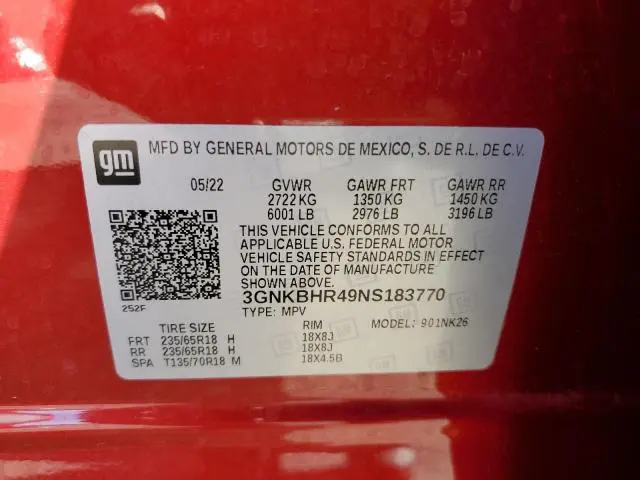 2022 CHEVROLET BLAZER 2LT  