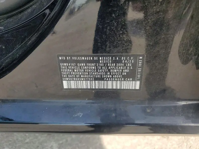 2025 VOLKSWAGEN JETTA S  