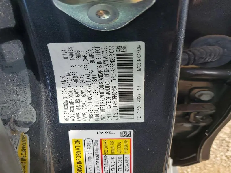 2024 HONDA CIVIC SPORT  