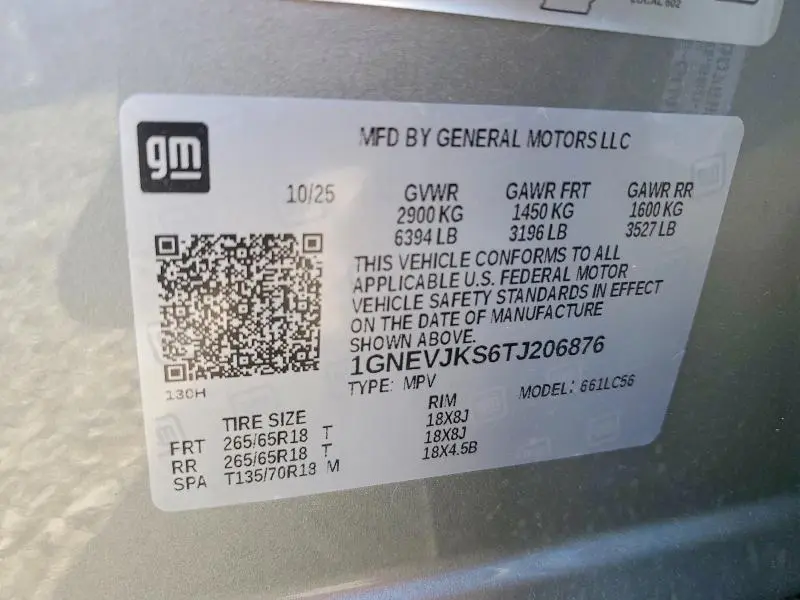 2026 CHEVROLET TRAVERSE Z71  
