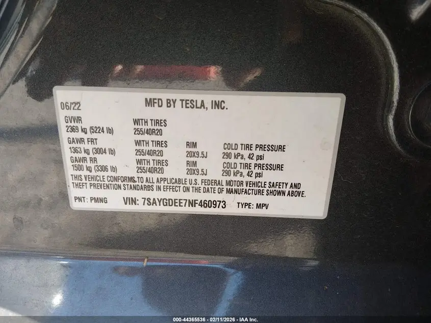 2022 TESLA MODEL Y LONG RANGE DUAL MOTOR ALL-WHEEL DRIVE