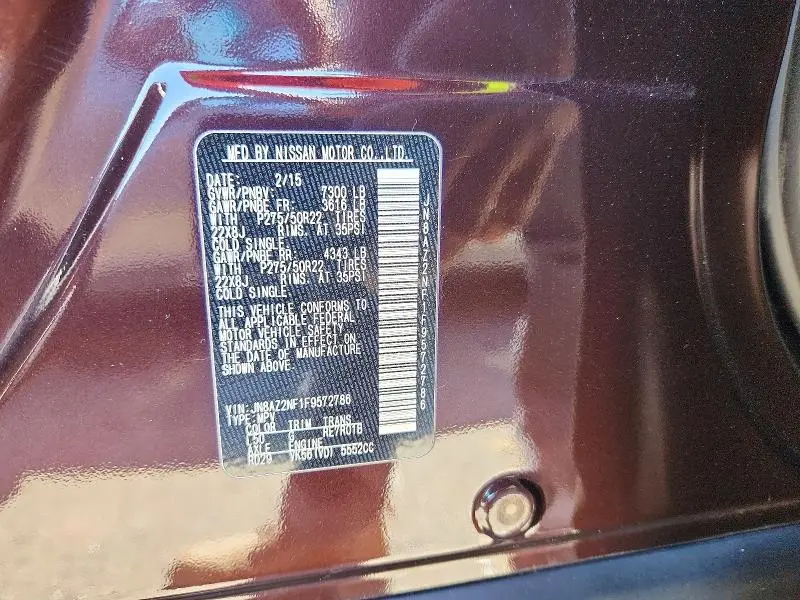 2015 INFINITI QX80 BASE  