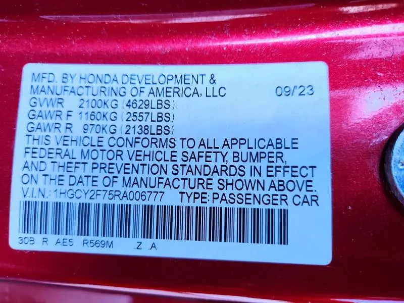 2024 HONDA ACCORD HYBRID SPORT-L  