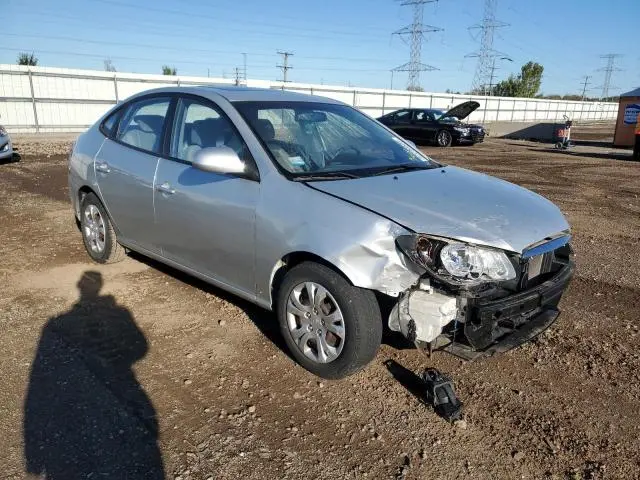 2010 HYUNDAI ELANTRA BLUE  
