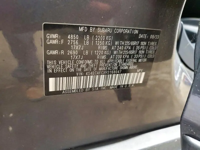 2024 SUBARU OUTBACK PREMIUM  