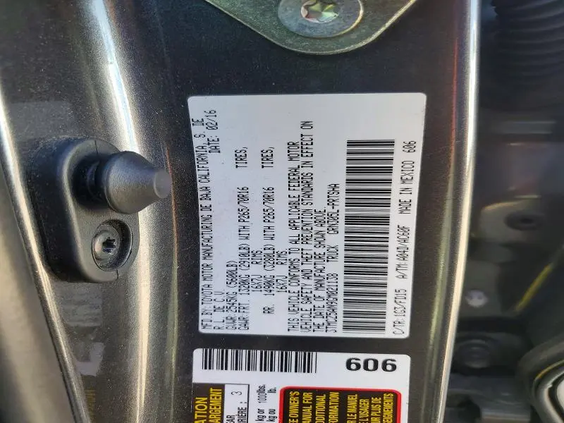 2016 TOYOTA TACOMA TRD OFF-ROAD  