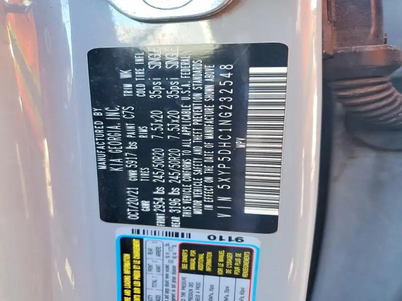 2022 KIA TELLURIDE SX  