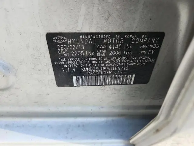 2014 HYUNDAI ELANTRA GT   