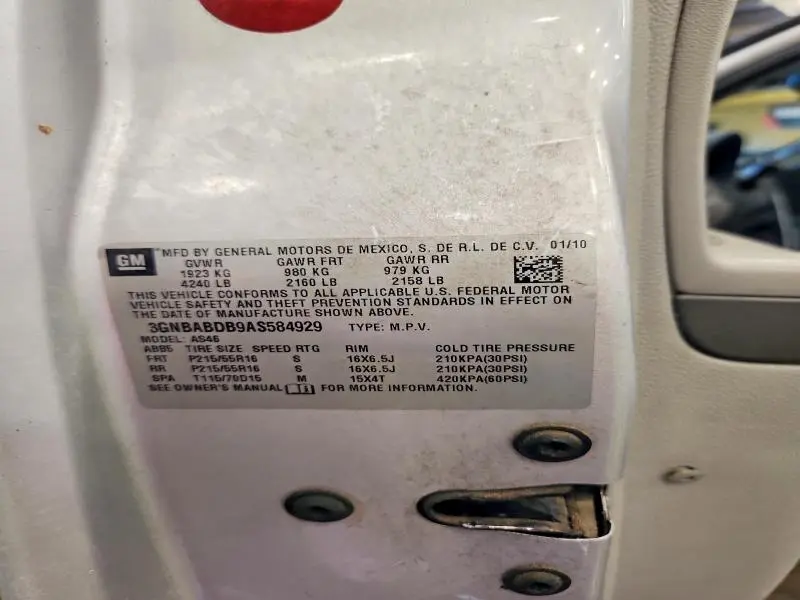 2010 CHEVROLET HHR LT  