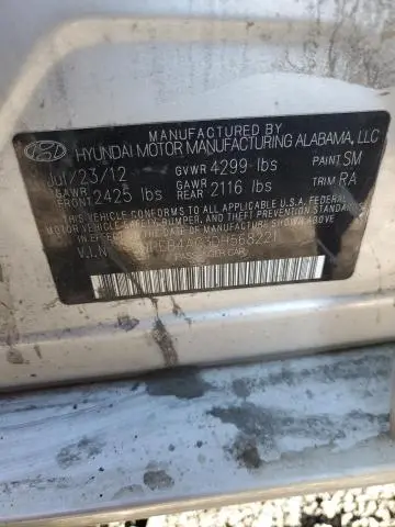 2013 HYUNDAI SONATA GLS  