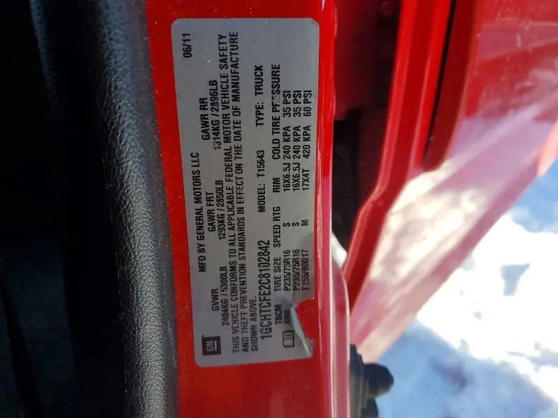 2012 CHEVROLET COLORADO LT  