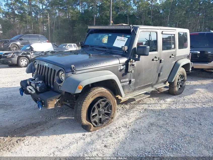 2017 JEEP WRANGLER UNLIMITED SPORT 4X4