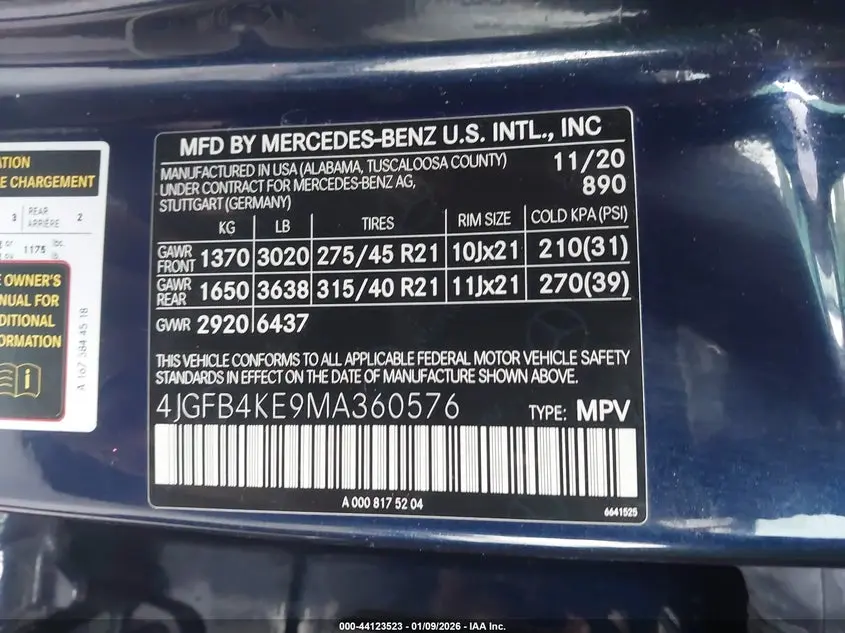 2021 MERCEDES-BENZ GLE 350 4MATIC