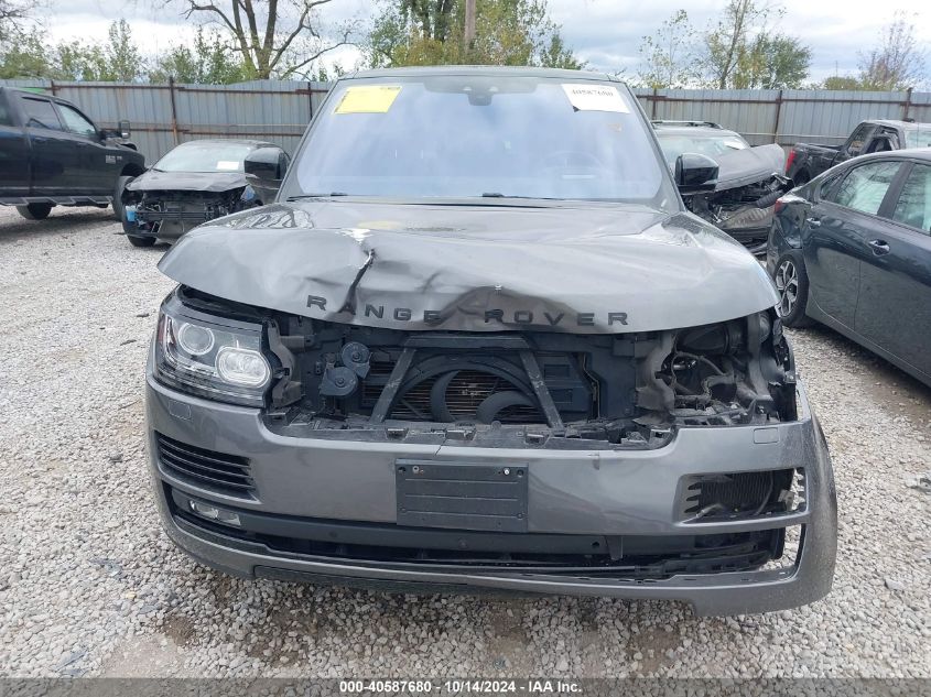 2017 LAND ROVER RANGE ROVER 5.0L V8 SUPERCHARGED