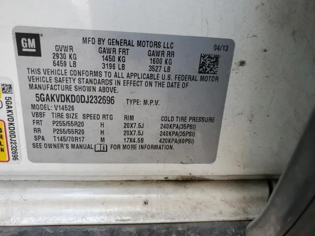 2013 BUICK ENCLAVE