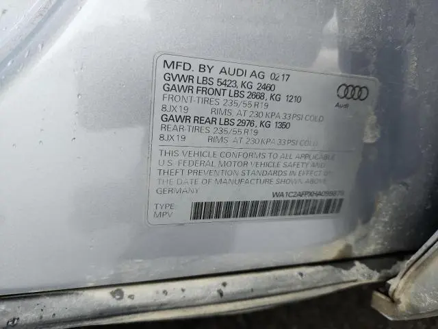 2017 AUDI Q5 PREMIUM
