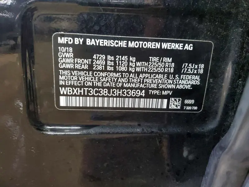 2018 BMW X1 XDRIVE28I  