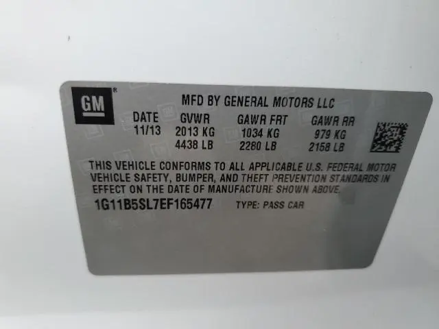 2014 CHEVROLET MALIBU LS