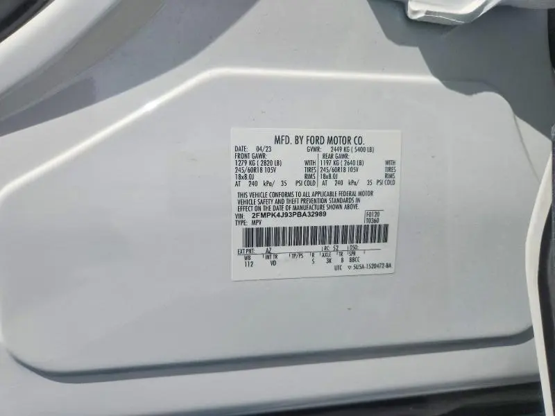 2023 FORD EDGE SEL  