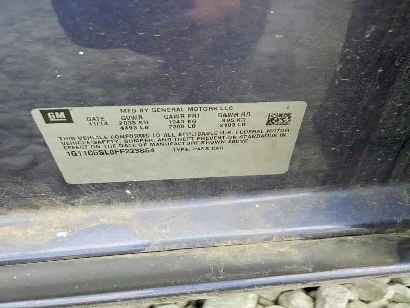 2015 CHEVROLET MALIBU 1LT  