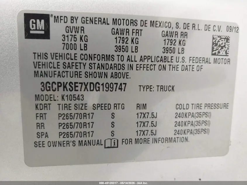 2013 CHEVROLET SILVERADO 1500 LT