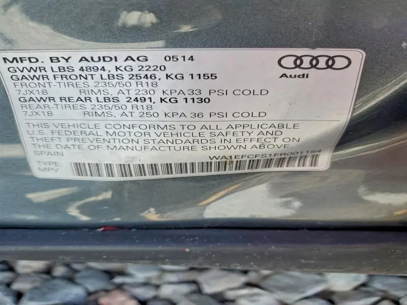 2015 AUDI Q3 PREMIUM PLUS  