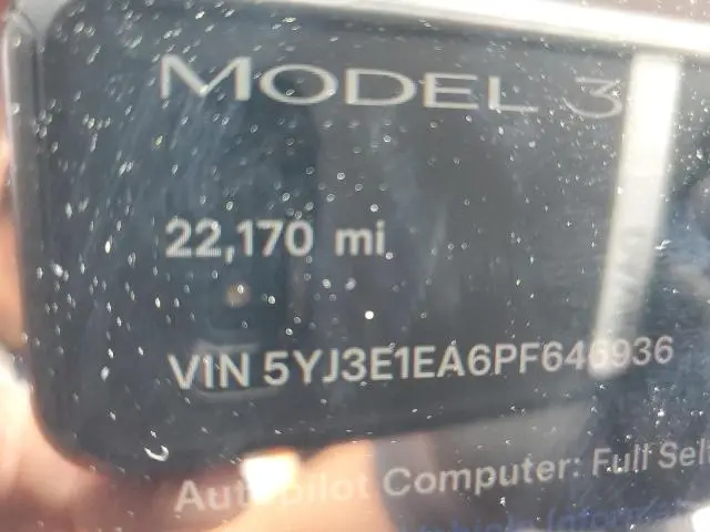 2023 TESLA MODEL 3   