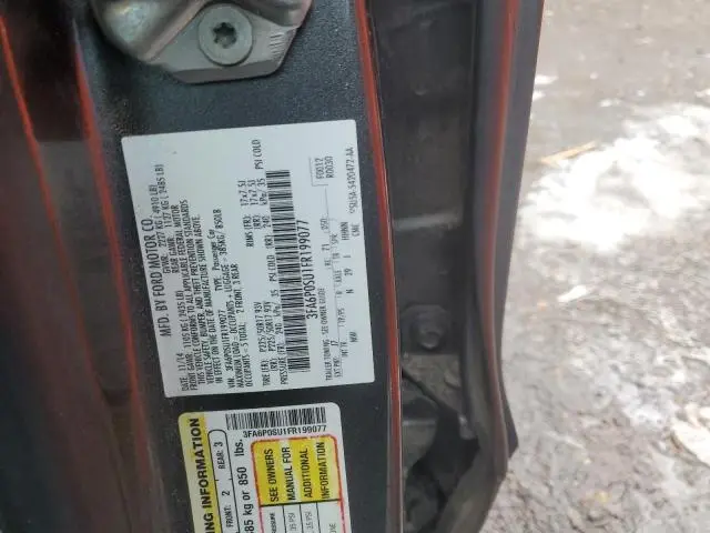 2015 FORD FUSION TITANIUM PHEV  