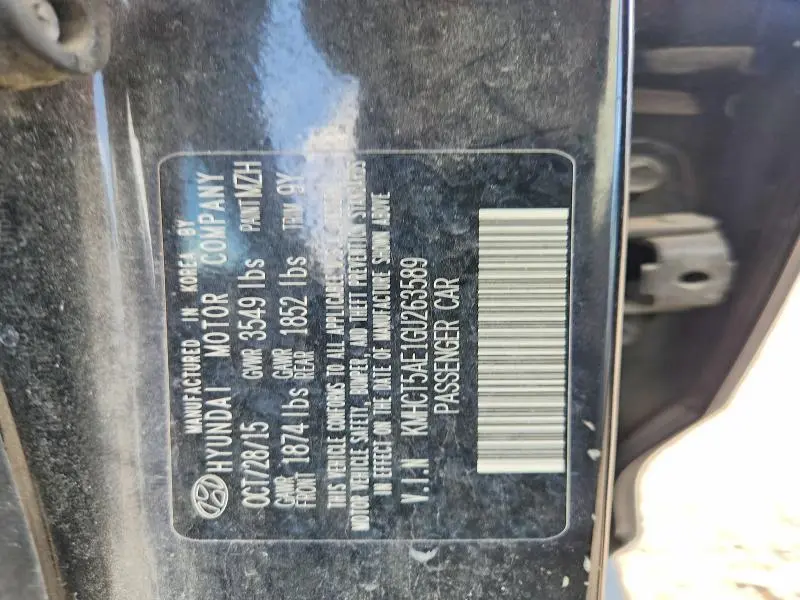 2016 HYUNDAI ACCENT SE  